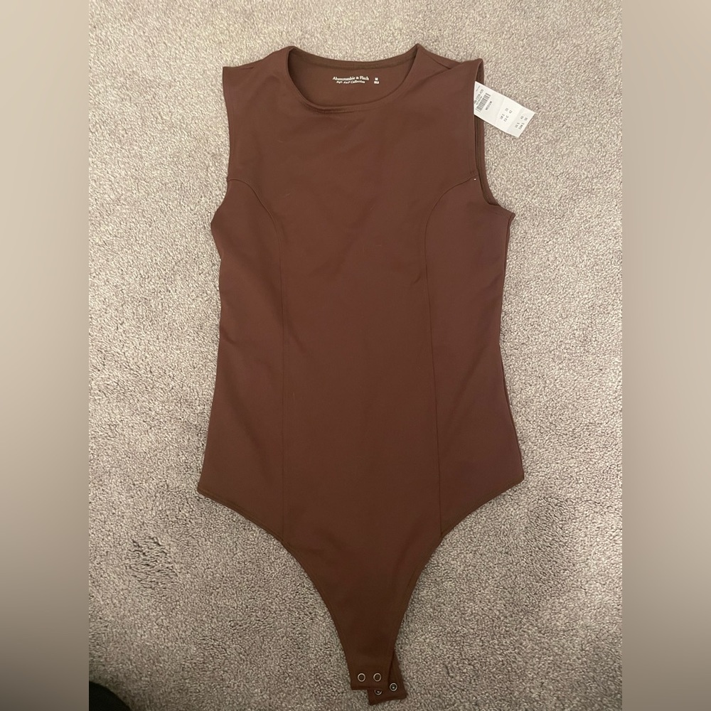 Abercrombie seamless fabric crew tank bodysuit